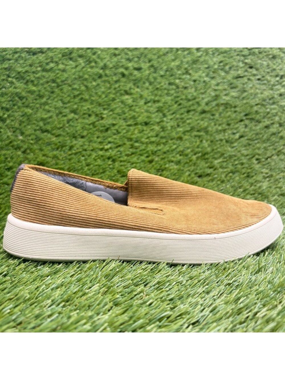 Allbirds Cruiser Slip On Corduroy Womens Size 6 Dark Tan Casual Shoes Sneakers